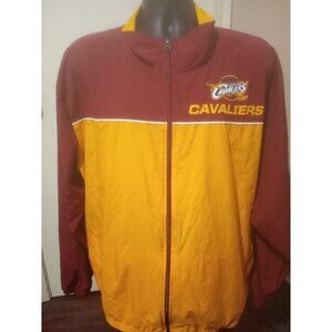 Men's Cleveland Cavaliers NBA Full Zip Windbreaker Jacket Size XXL